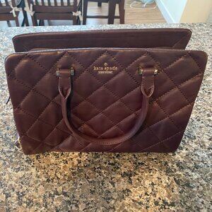 Kate Spade Tote (Eggplant, New Condition)